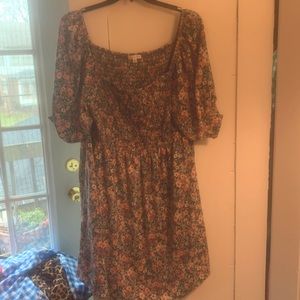 Ophelia Rose brand (Meijer) peasant style dress.